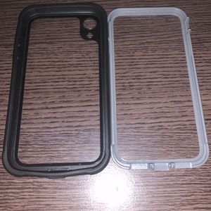 iphone xr phone case w/ sceeen protector